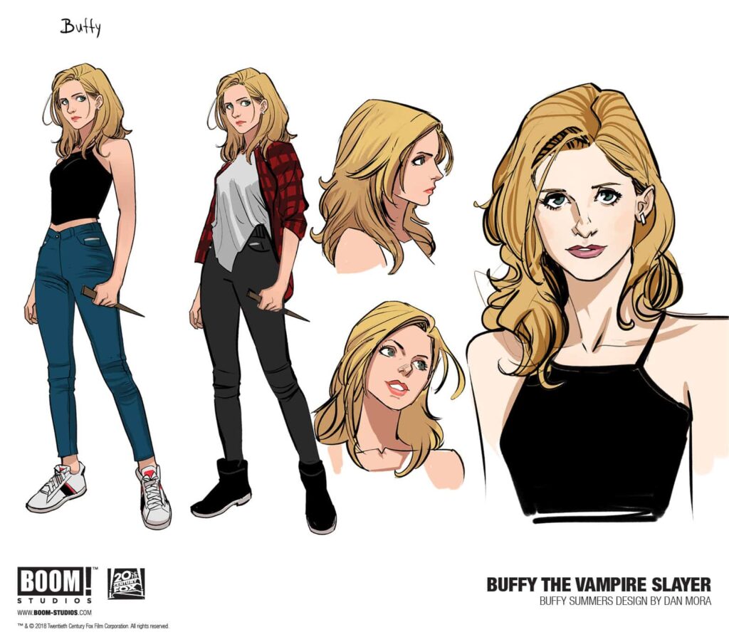 Buffy The Vampire Slayer Character Design First Look – Boom! Studios