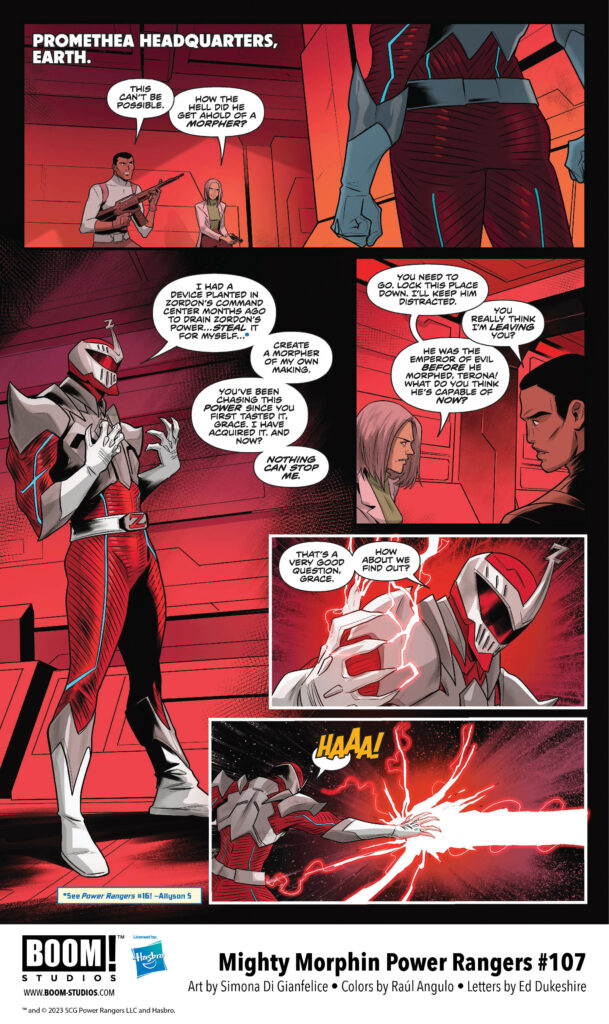 Graphic Novel Series Features Mighty Morphin Power Rangers in All